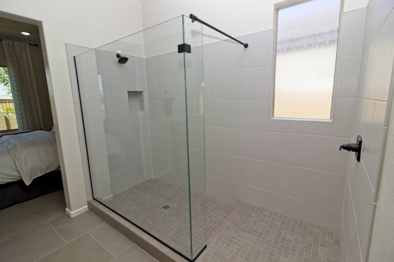 Modern Walk-in Shower with Glass Door